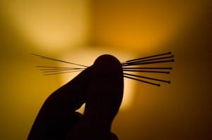 acupunture-needles-light